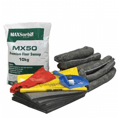 MX-30 flooring kit includes bags of sand, gravel, and gravel for 120L General Purpose Complete refill.